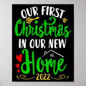 Christmas New Home Xmas Homeowner Our First Apartm Poster (Voorkant)