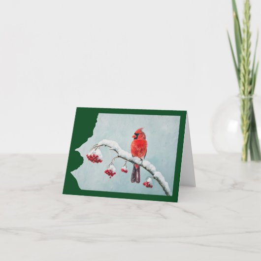 Christmas New Year Greeting Card Feestdagen Kaart (Voorkant)