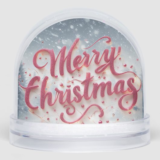 Christmas New Year  Sneeuwbol (Voorkant)