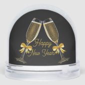 Christmas New Year Sneeuwbol (Achterkant)