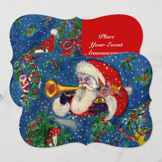 CHRISTMAS NGHT HOLIDAY PARTY KAART (Voorkant / Achterkant)