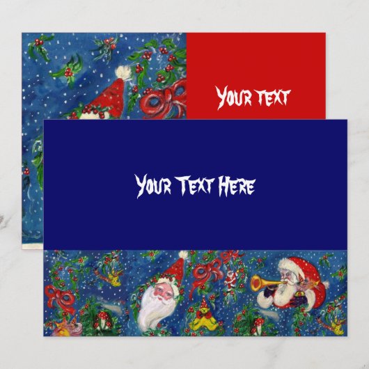 CHRISTMAS NGHT HOLIDAY PARTY KAART (Voorkant / Achterkant)