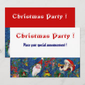 CHRISTMAS NGHT HOLIDAY PARTY KAART (Voorkant / Achterkant)