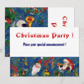 CHRISTMAS NGHT HOLIDAY PARTY KAART (Voorkant / Achterkant)