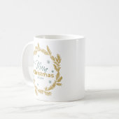 Christmas nice botanical mug koffiemok (Voorkant links)