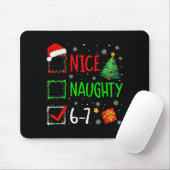 Christmas Nice Naughty 67 Brainrot Funny 6-7 Meme  Muismat (Met muis)