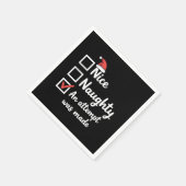 Christmas Nice Naughty Attempt Was Made Xmas Servet (Hoek)