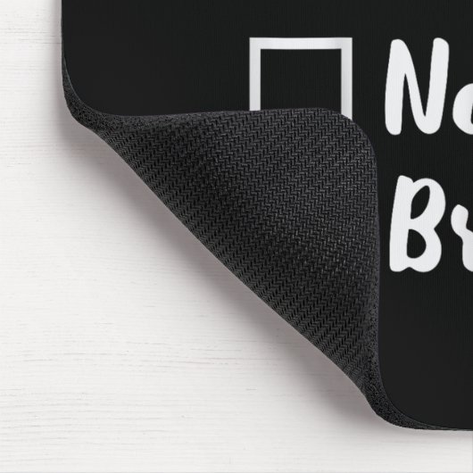 Christmas Nice Naughty Bruh Funny Xmas List Women  Muismat (Hoek)