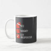 Christmas Nice Naughty Left Unsupervised Naughty O Koffiemok (Links)