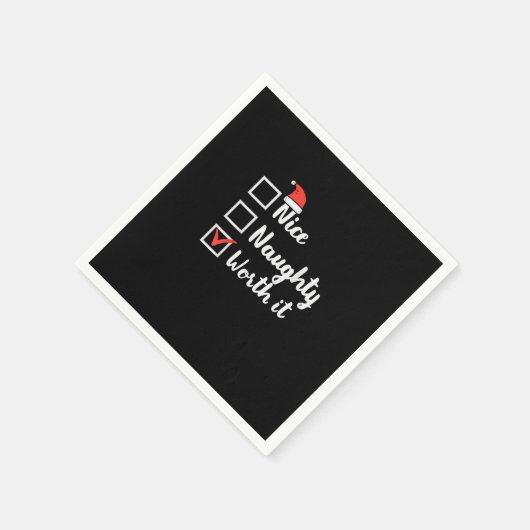 Christmas Nice Naughty Worth It Funny  Servet (Hoek)