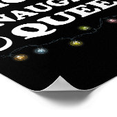 Christmas Nice Or Naughty Or Queen Pajama Poster (Hoek)