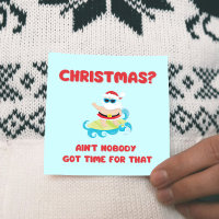 Christmas? Niemand heeft tijd voor dat grappige