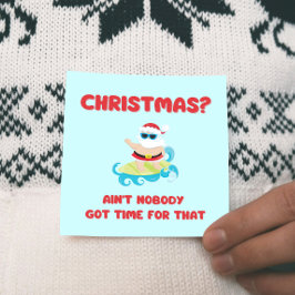 Christmas? Niemand heeft tijd voor dat grappige