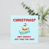 Christmas? Niemand heeft tijd voor dat grappige (Staand voorkant)