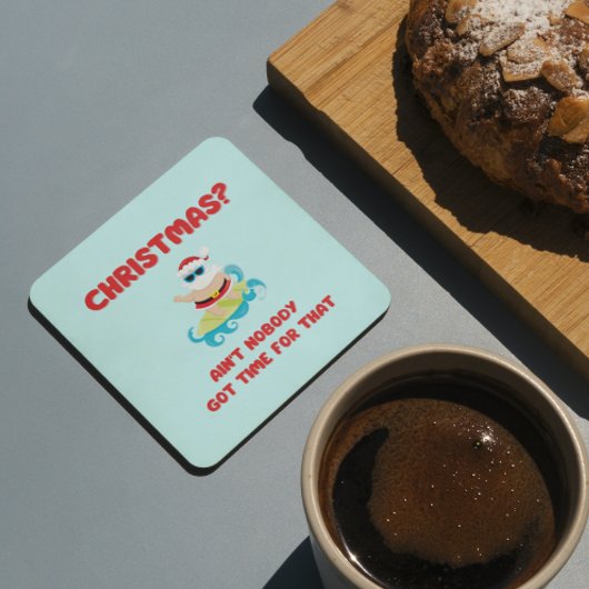 Christmas? Niemand heeft tijd voor dat grappige Bier Onderzetter