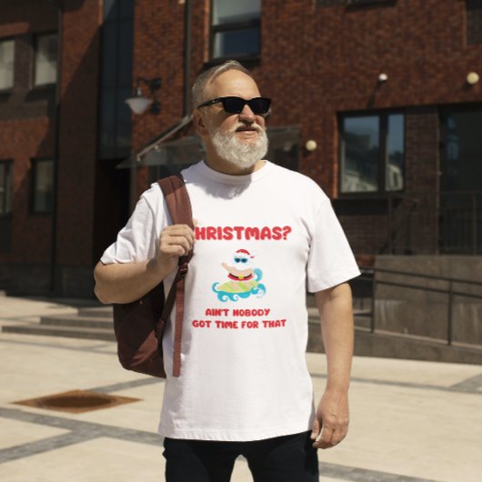 Christmas? Niemand heeft tijd voor dat grappige T-shirt