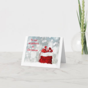 *CHRISTMAS/NIEUWE JAARGREETTEN* BUURT KAART