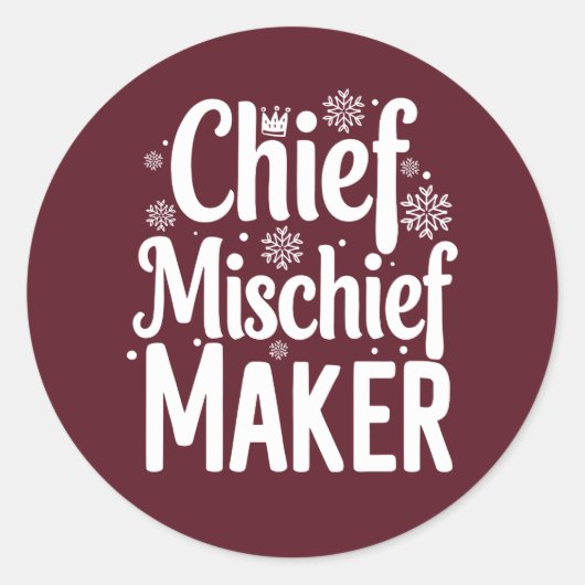 Christmas | Nieuwjaar sticker (Voorkant)