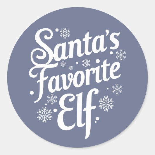 Christmas | Nieuwjaar sticker (Voorkant)