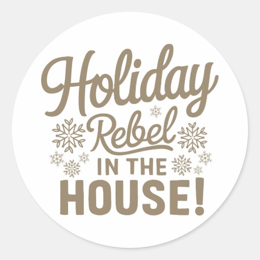 Christmas | Nieuwjaar sticker (Voorkant)