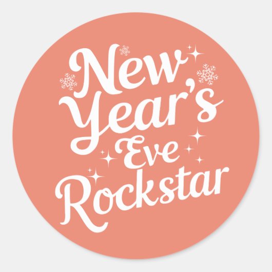 Christmas | Nieuwjaar sticker (Voorkant)