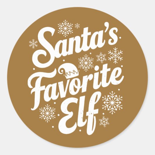 Christmas | Nieuwjaar sticker (Voorkant)