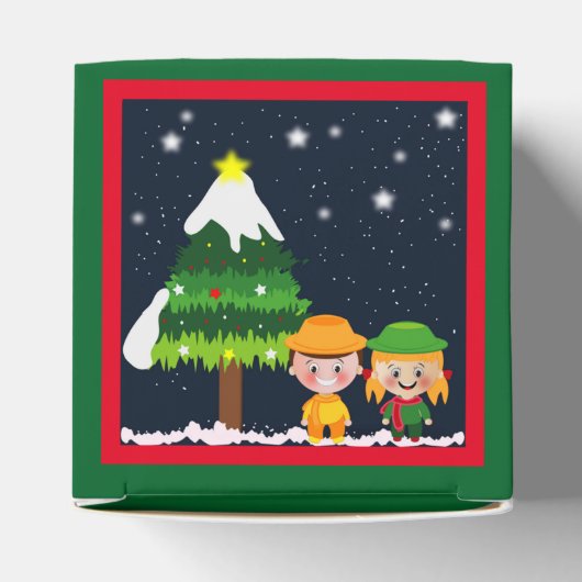 CHRISTMAS NIGHT BEDANKDOOSJES (Bovenkant)
