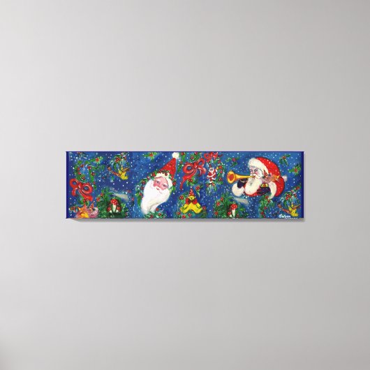 CHRISTMAS NIGHT CANVAS AFDRUK (Voorkant)