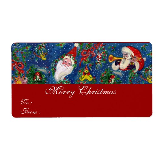 CHRISTMAS NIGHT ETIKET (Voorkant)