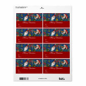 CHRISTMAS NIGHT ETIKET (Full Sheet)