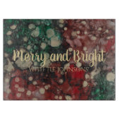 Christmas Night Lites Snijplank (Voorkant)