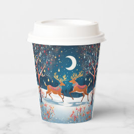 Christmas Night Papieren Bekers