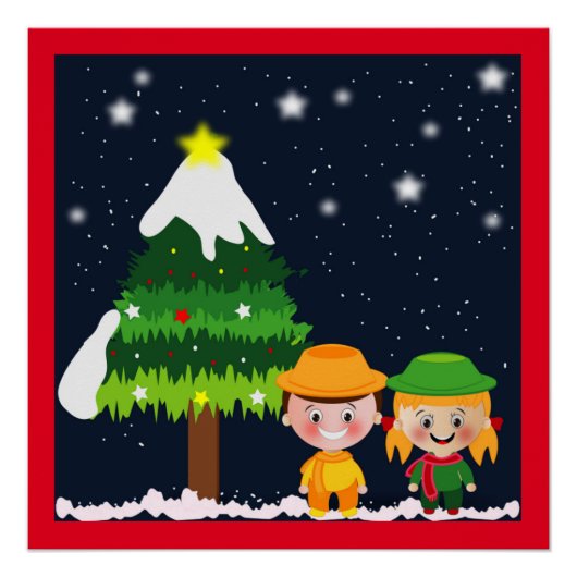 CHRISTMAS NIGHT PERFECT POSTER (Voorkant)