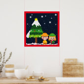 CHRISTMAS NIGHT POSTER (Keuken)