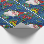 CHRISTMAS NIGHT/SANTA CLAUS CADEAUPAPIER (Hoek)