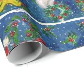 CHRISTMAS NIGHT/SANTA CLAUS CADEAUPAPIER (Rol Hoek)