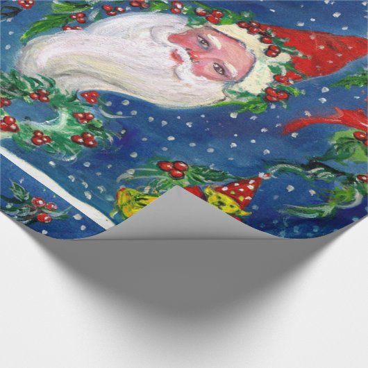 CHRISTMAS NIGHT/SANTA CLAUS CADEAUPAPIER (Hoek)