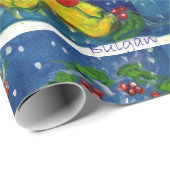 CHRISTMAS NIGHT/SANTA CLAUS CADEAUPAPIER (Rol Hoek)