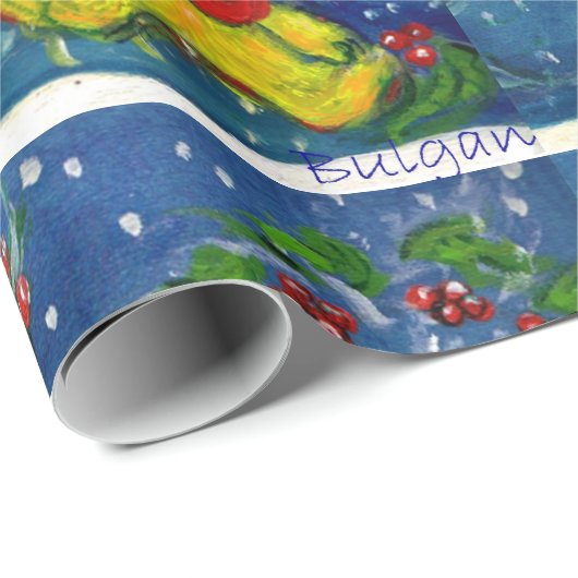 CHRISTMAS NIGHT/SANTA CLAUS CADEAUPAPIER (Rol Hoek)