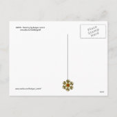 CHRISTMAS NIGHT / SANTA CLAUS FEESTDAGENKAART (Achterkant)