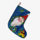 CHRISTMAS NIGHT/SANTA CLAUS KLEINE KERSTSOK (Voorkant (Hangend))