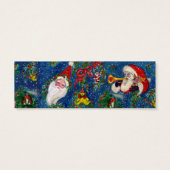 CHRISTMAS NIGHT / SANTA CLAUS MINI VISITEKAARTJES (Achterkant)