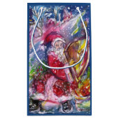 CHRISTMAS NIGHT/SANTA CLAUS PLAYING HARP KLEIN CADEAUZAKJE (Achterkant)