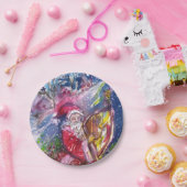 CHRISTMAS NIGHT/SANTA CLAUS PLAYING HARP PAPIEREN BORDJE (Feest)