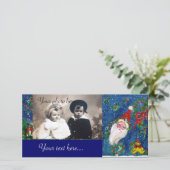 CHRISTMAS NIGHT / SANTA FEESTDAGENKAART (Staand voorkant)