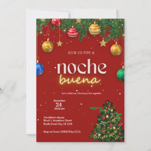 Christmas Noche Buena Invitation Pasko Filipijnen Kaart