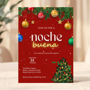 Christmas Noche Buena Invitation Pasko Filipijnen Kaart
