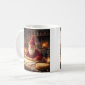 Christmas Norwegian Nisse Making Lefse, Mug Koffiemok (Voorkant links)