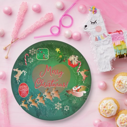 Christmas Nostalgia Paper Bord (Feest)