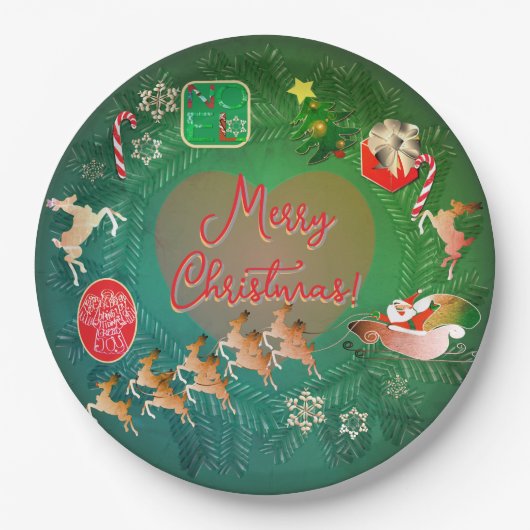 Christmas Nostalgia Paper Bord (Voorkant)
